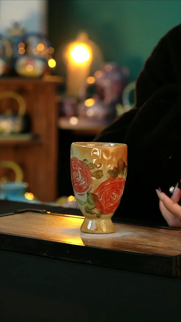 【闪购商品】杯手绘心瓷陶瓷 浮力