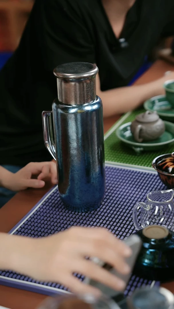 辉哥粉丝福利 咕咕叫复购+纯钛保温壶 蓝