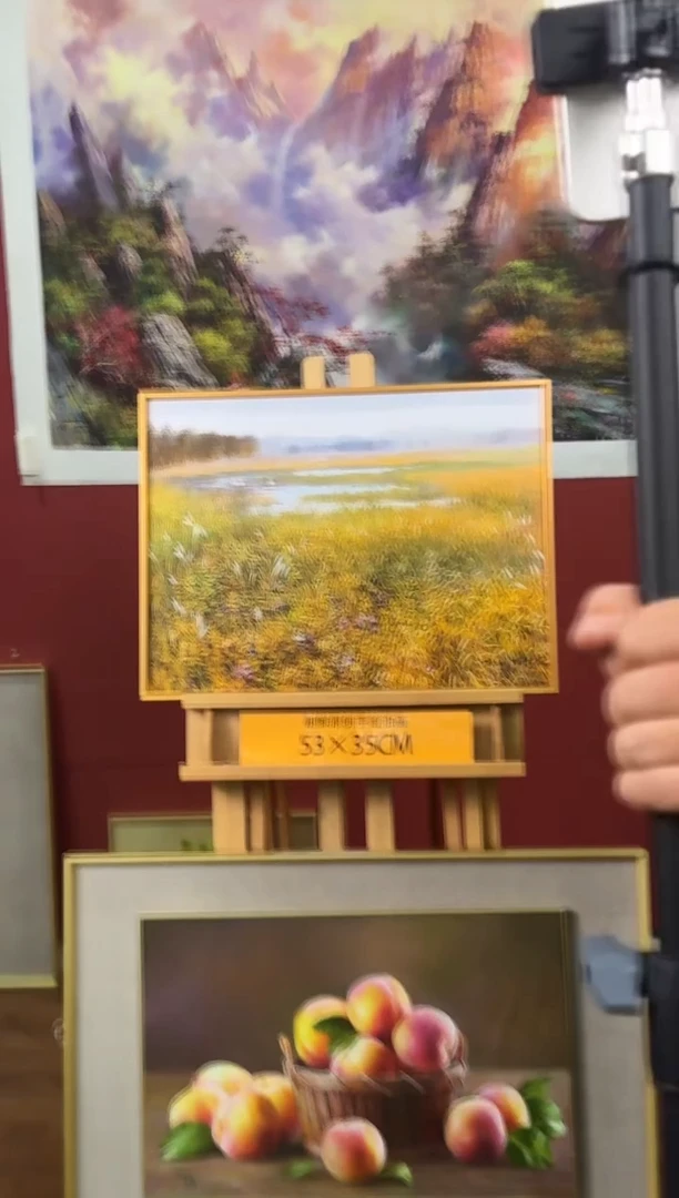 油画【7号】约53*35cm丨朝鲜原创纯手绘孤品油画丨顺丰包邮