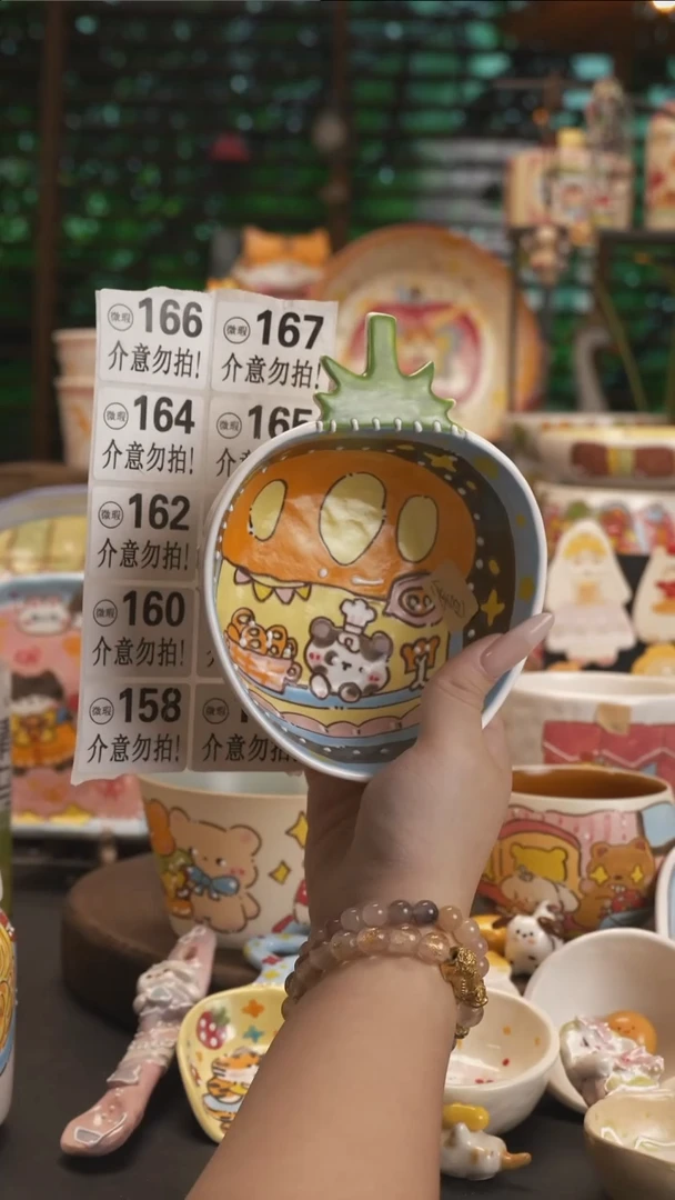 士****?【原创设计】景德镇手绘陶瓷