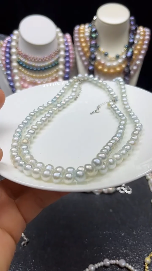 淡水珍珠未镶嵌颈饰多人