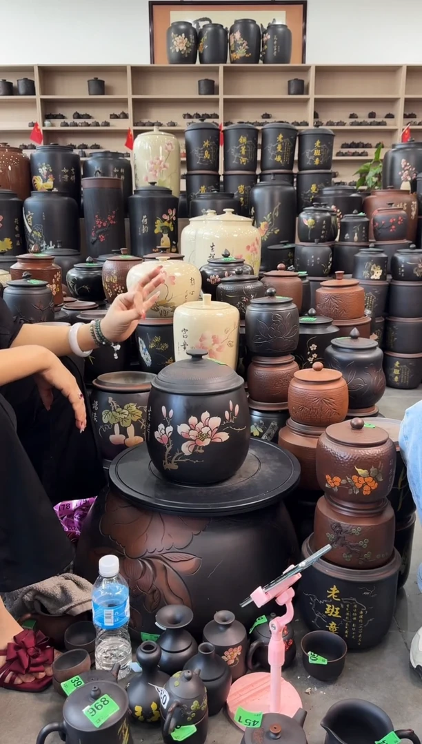 罐完品茶叶罐 龙蛋彩填  531