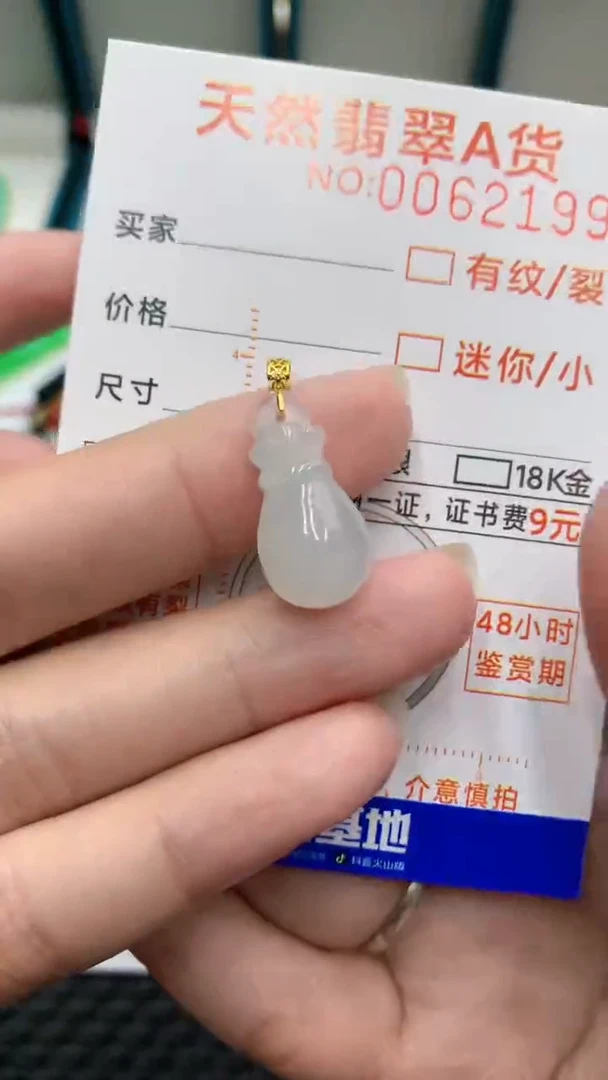 【闪购商品】翡翠颈饰18K金镶嵌            8