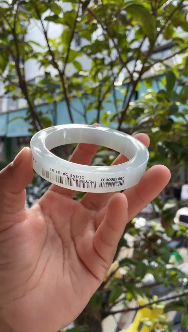 未镶嵌手镯定制翡翠61圈