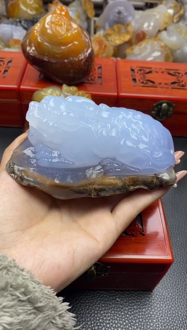 【闪购商品】玛瑙/玉髓摆件未镶嵌00