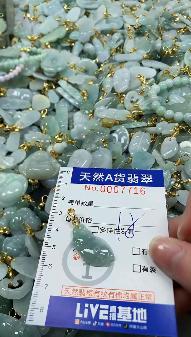 颈饰未镶嵌翡翠纯天然a货翡翠