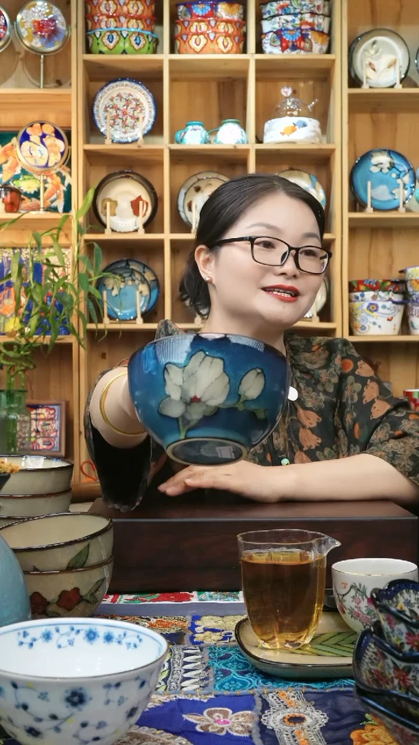 瓷片小可高温瓷餐具米饭碗1只