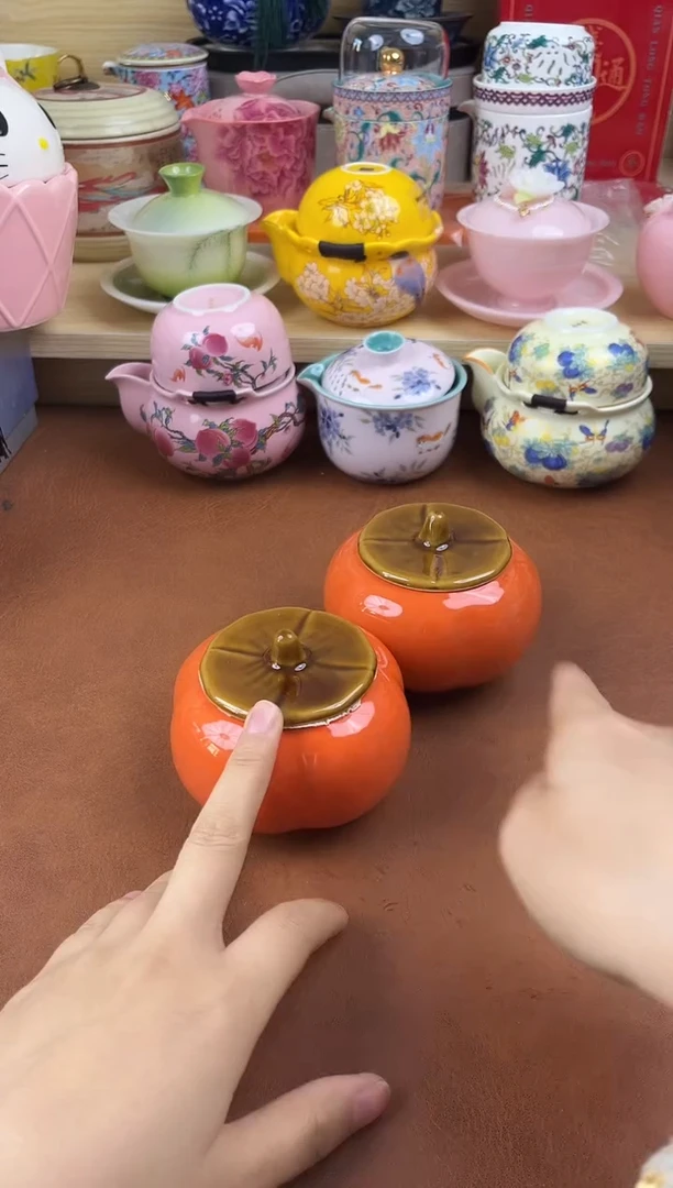 陶陶瓷茶具摆件旅行套组