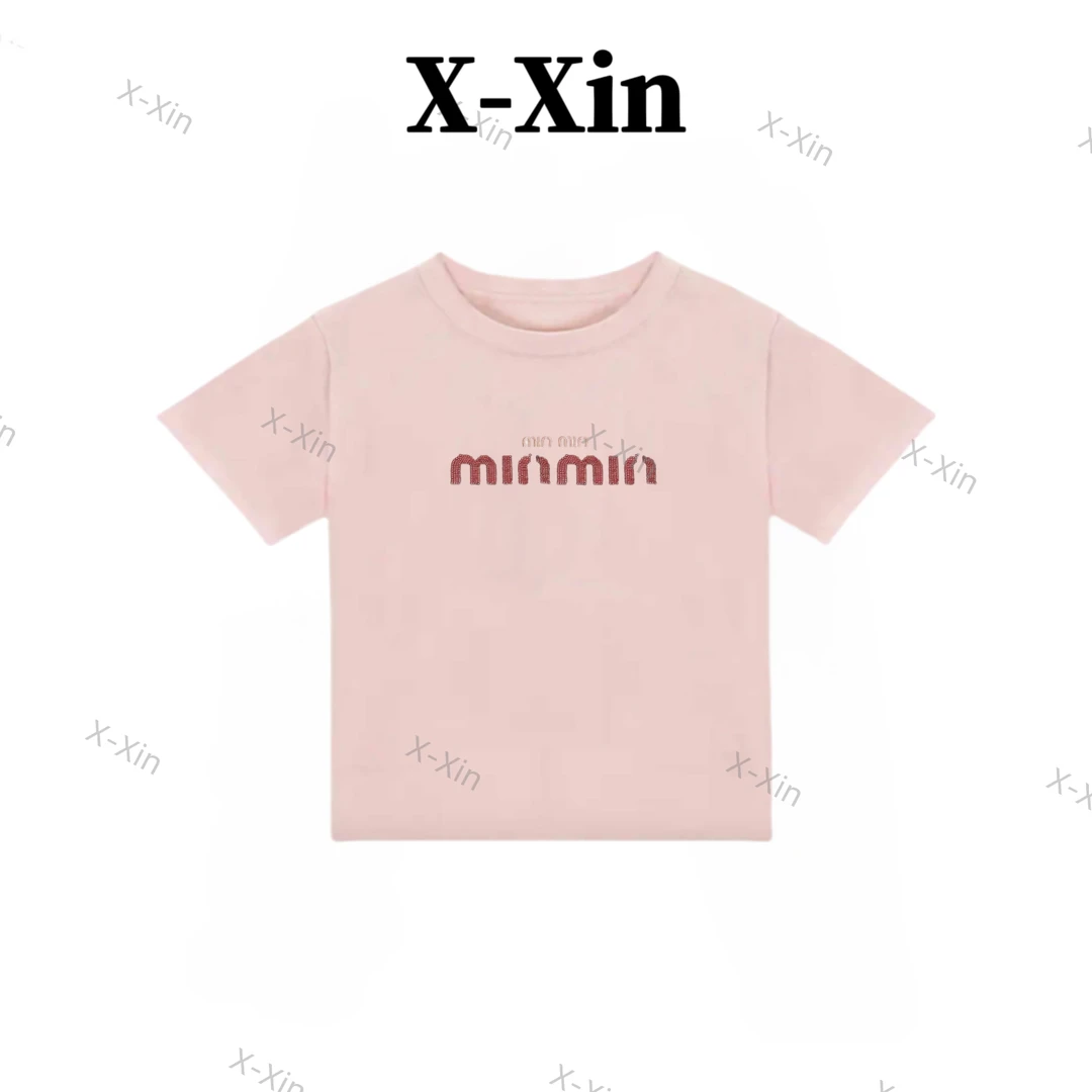 【minmin】2025新款时尚圆领休闲简约百搭短袖T恤