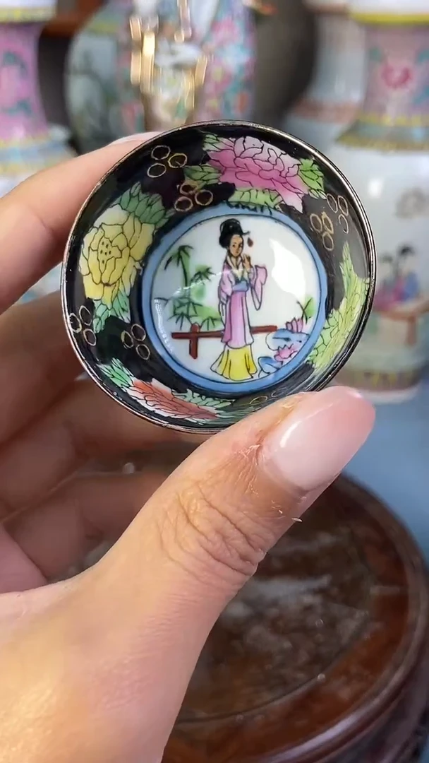 瓷片微瑕慎拍景德镇窑老厂瓷器单件