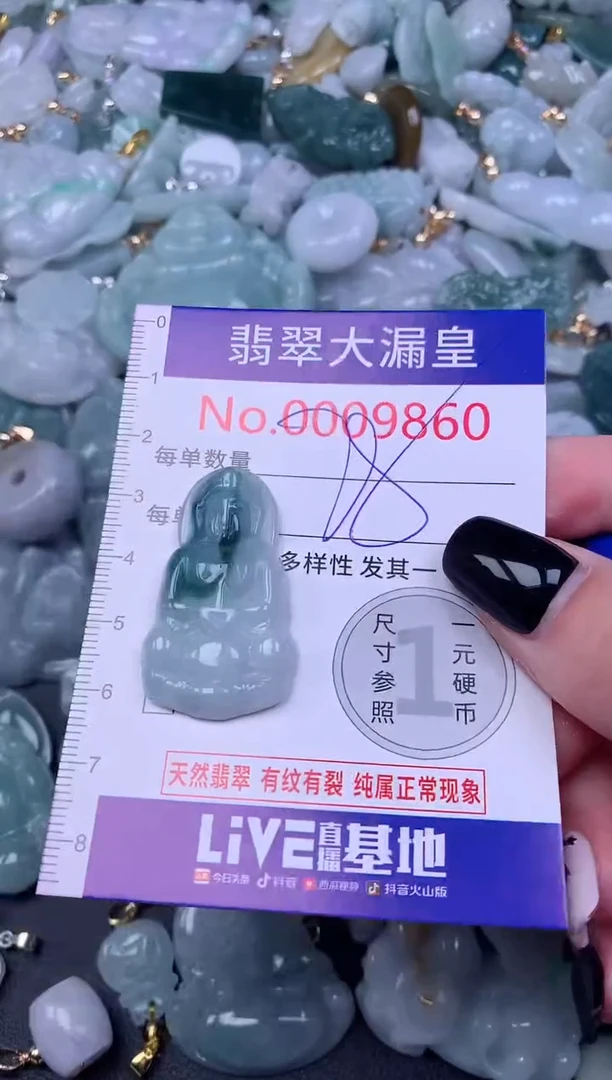 颈饰未镶嵌翡翠9860