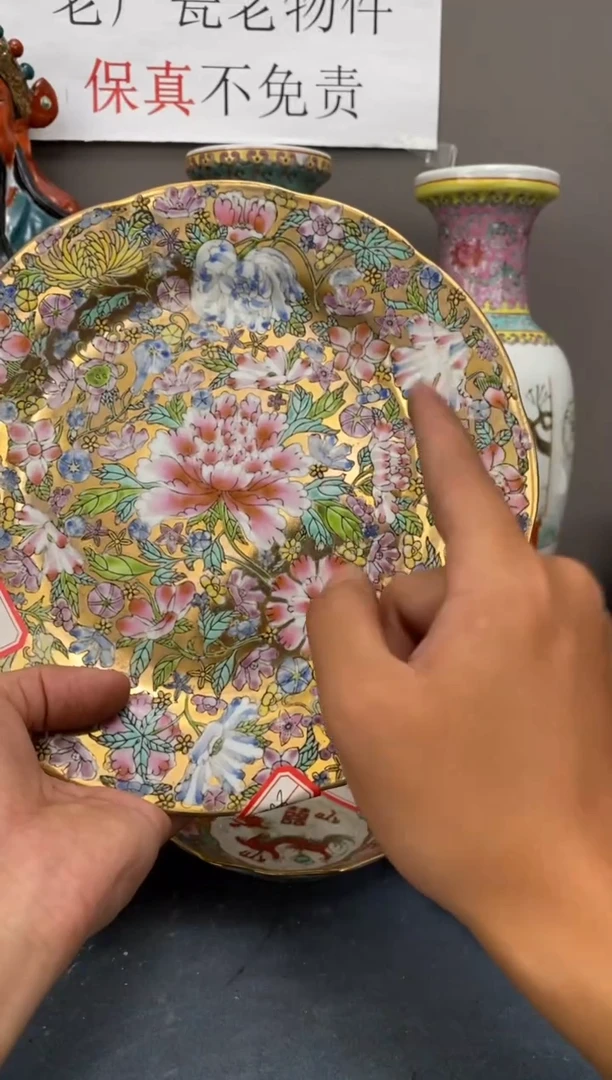 摆件景德镇老厂瓷微瑕慎拍
