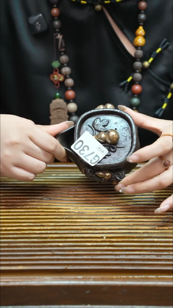万古烧粗陶手工茶具-
