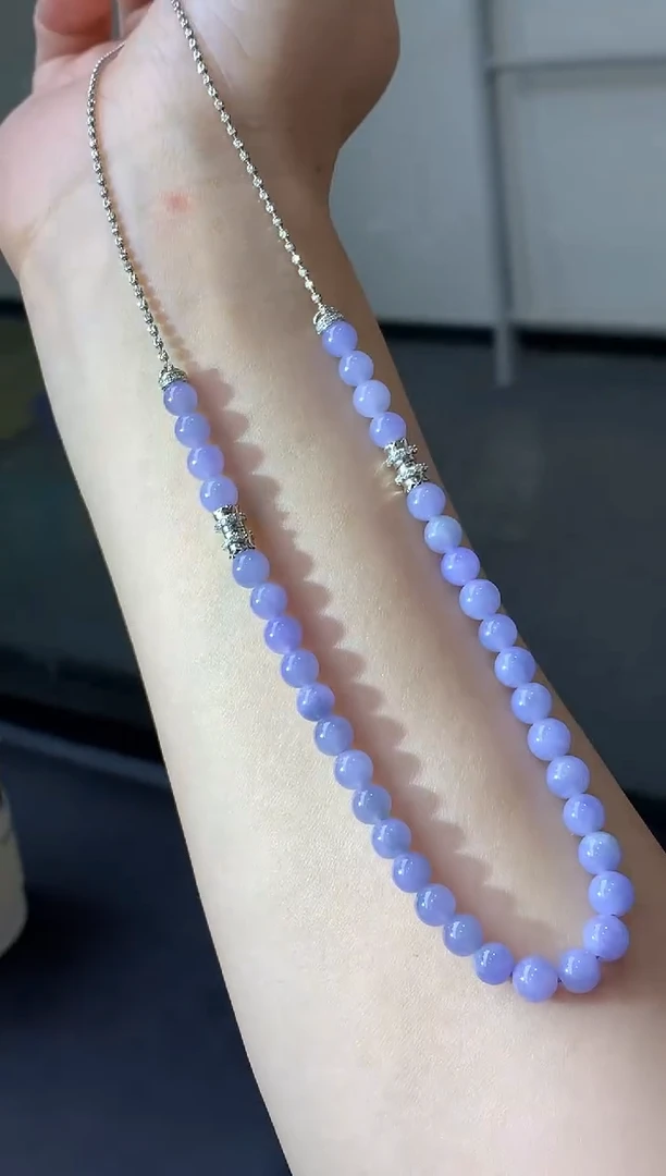 颈饰18K金镶嵌翡翠811-中国好珍宝