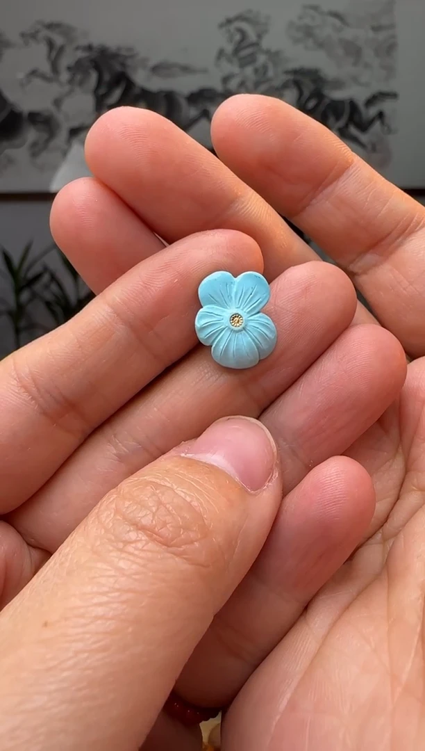 【闪购商品】绿松石卡子未镶嵌时尚百搭A2011