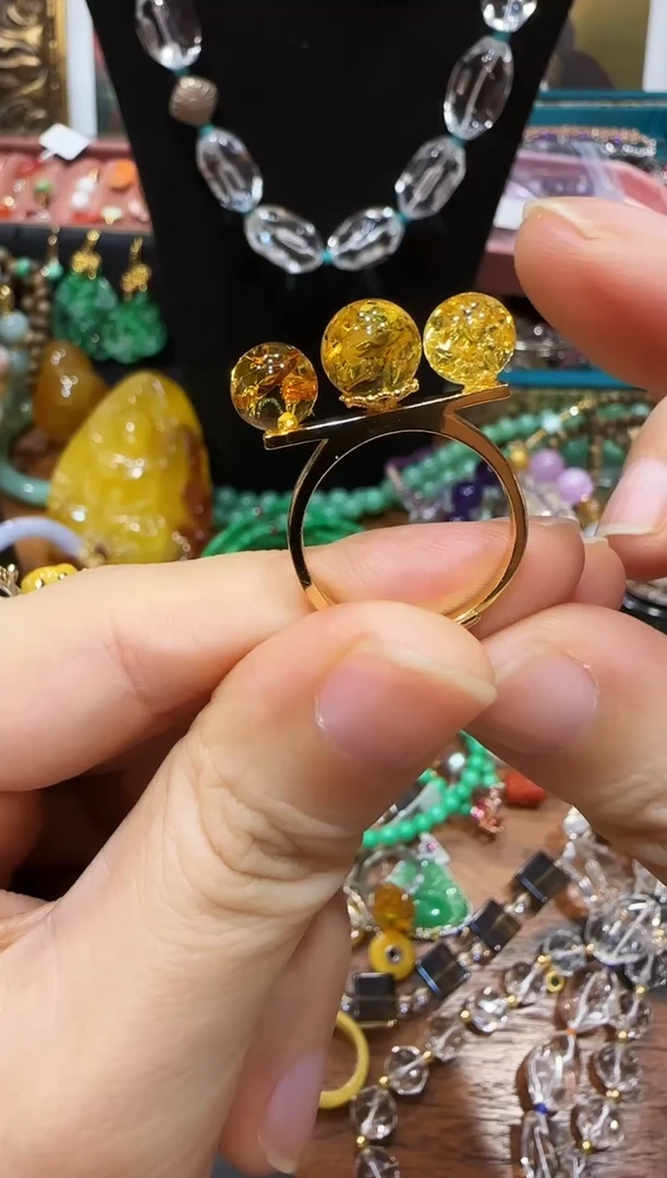 无非金属复古戒指