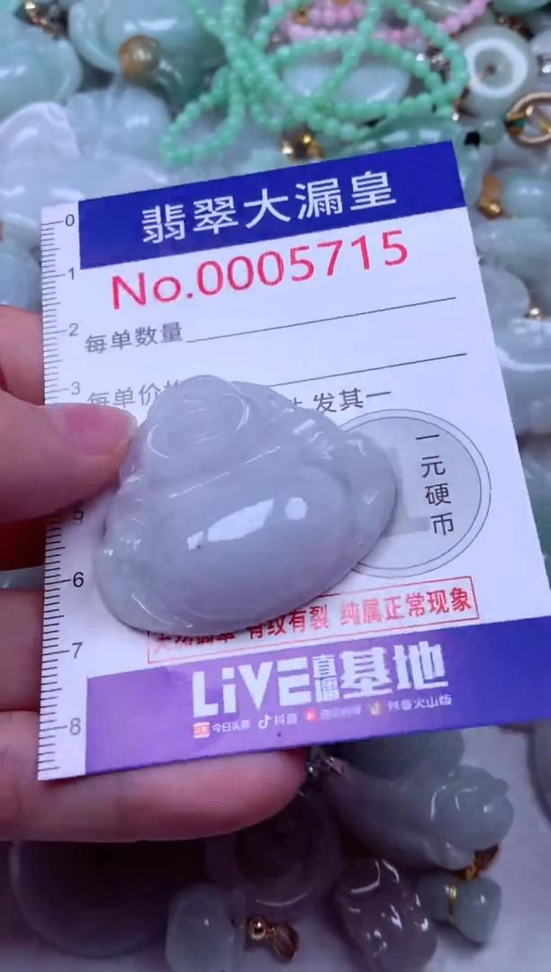 吊坠(不含链)未镶嵌翡翠5715