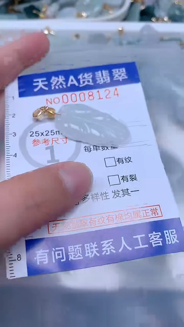 翡翠未镶嵌吊坠(不含链)1