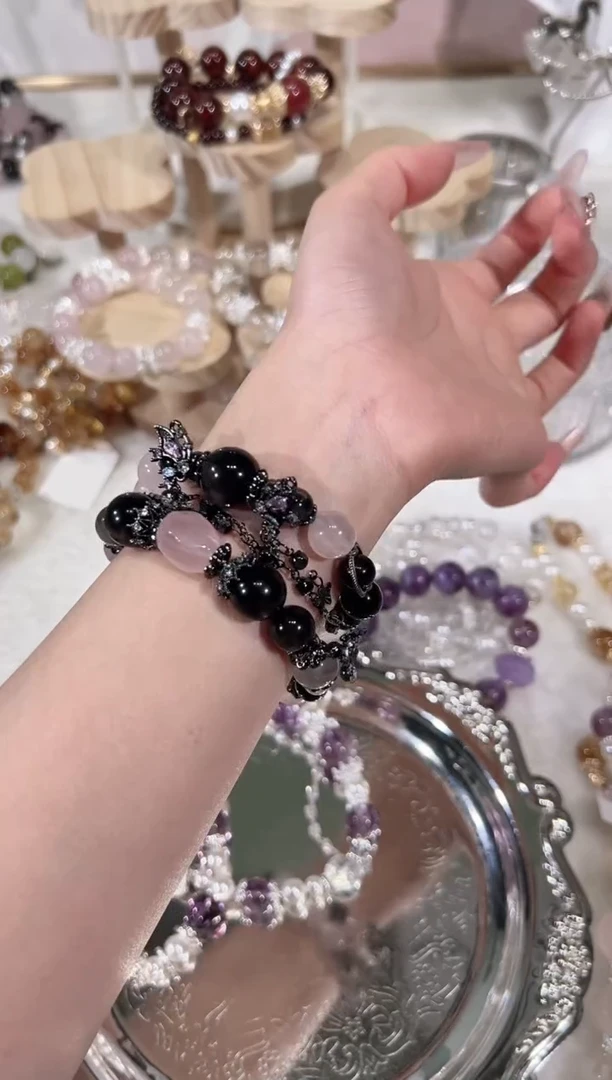 【闪购商品】水晶手链未镶嵌天然水晶默认微瑕 多样性发货发其一