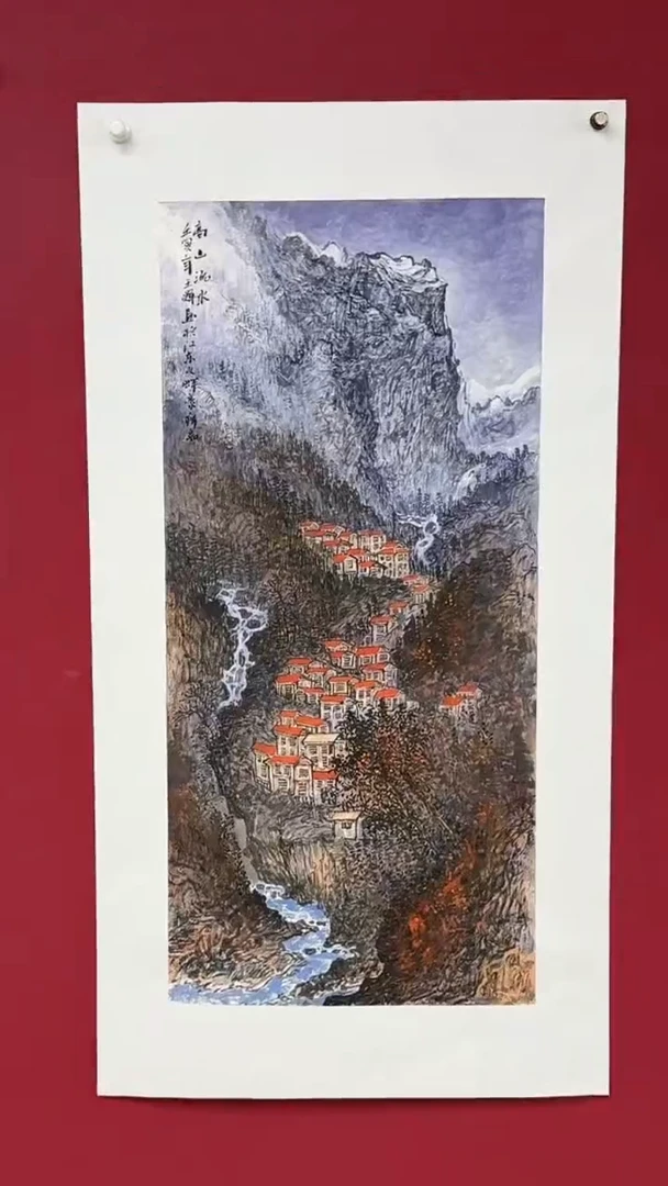 国画国画绘画山水花鸟