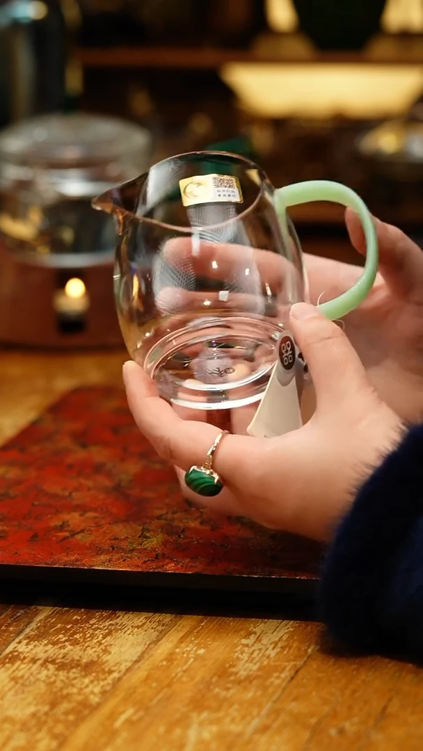 【闪购商品】禾器/晶彩澄然茶海/浅玉色