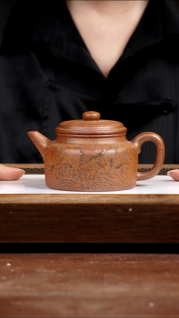 茶壶紫砂龙骨金砂德钟300CC