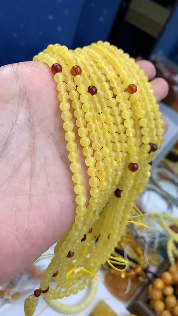 裸石蜜蜡未镶嵌链子多样性发其一