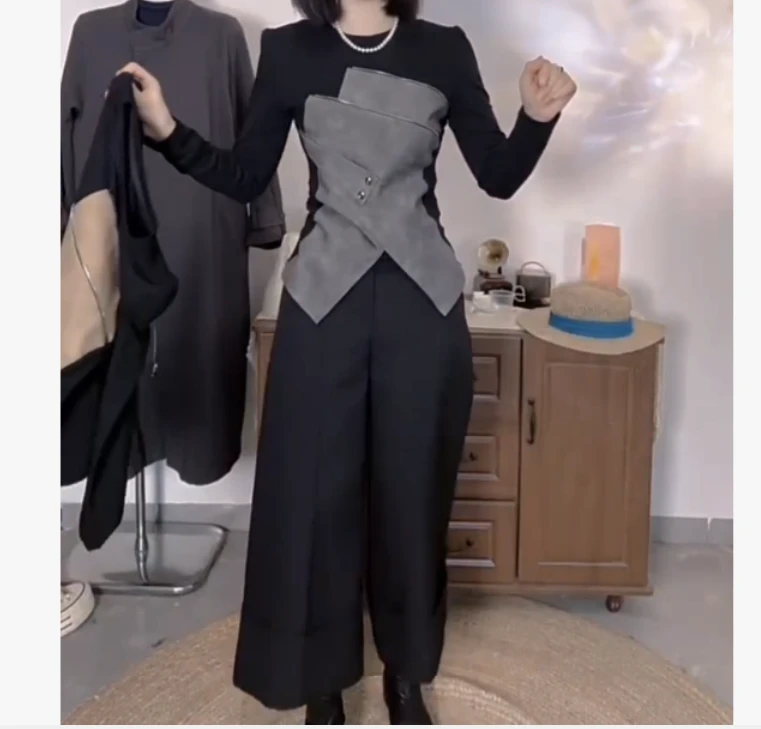 2025早秋时尚潮流百搭爆款女装初AE310