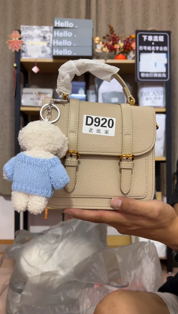 小牛剖层皮革老张家女包920