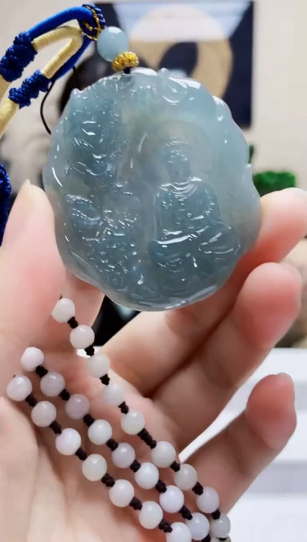 未镶嵌定制翡翠吊坠58
