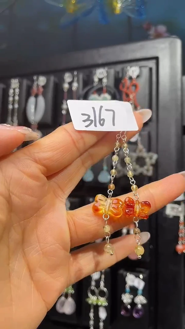 银S925镶嵌耳饰紫晶喜欢拍