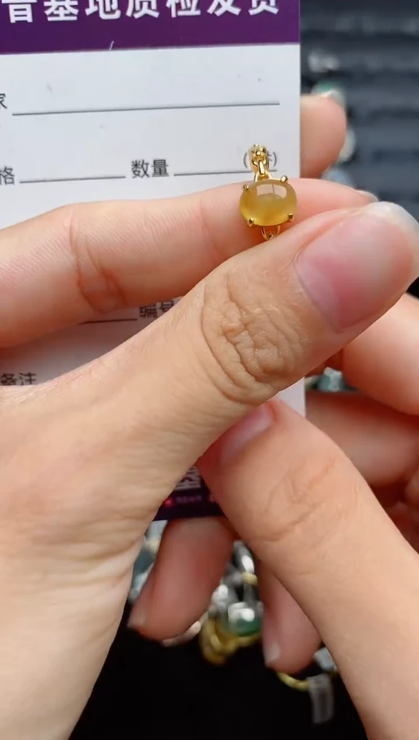 银S925镶嵌戒指翡翠....