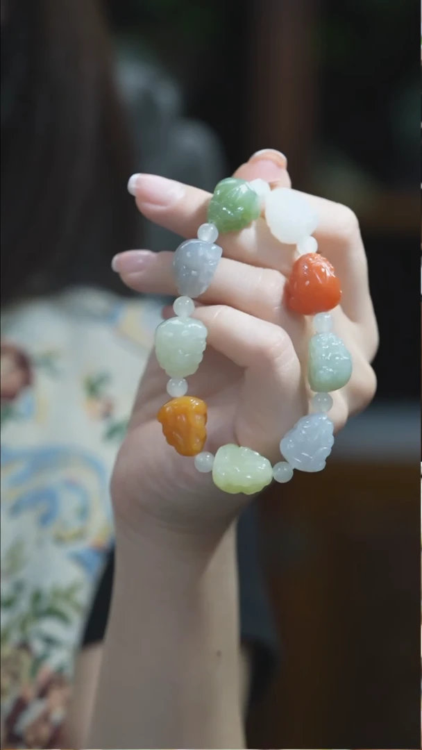 手链未镶嵌和田玉貔貅手串