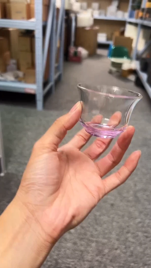 禾器清杯主人杯浅紫色