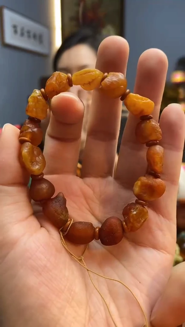 手链琥珀未镶嵌手串