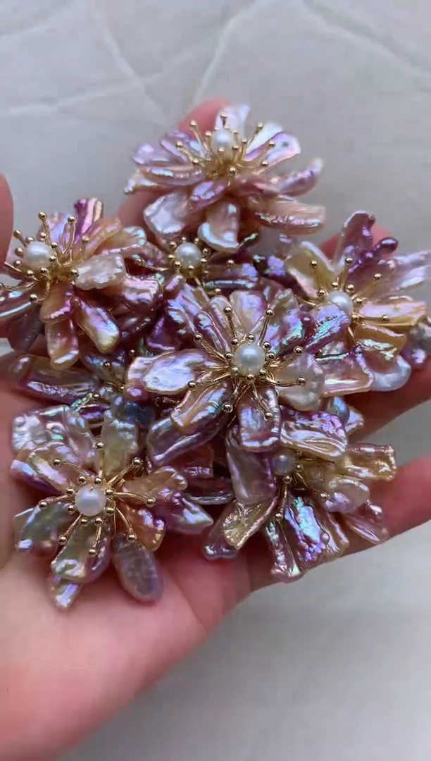 【闪购商品】淡水珍珠吊坠(不含链)合金多发其一
