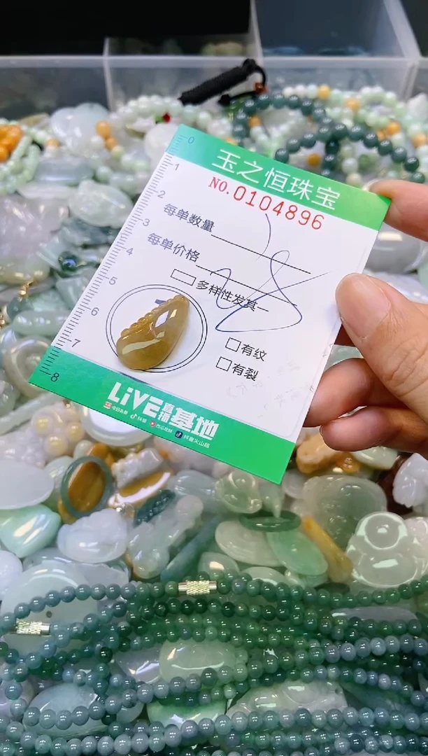 翡翠未镶嵌颈饰闪购0104896