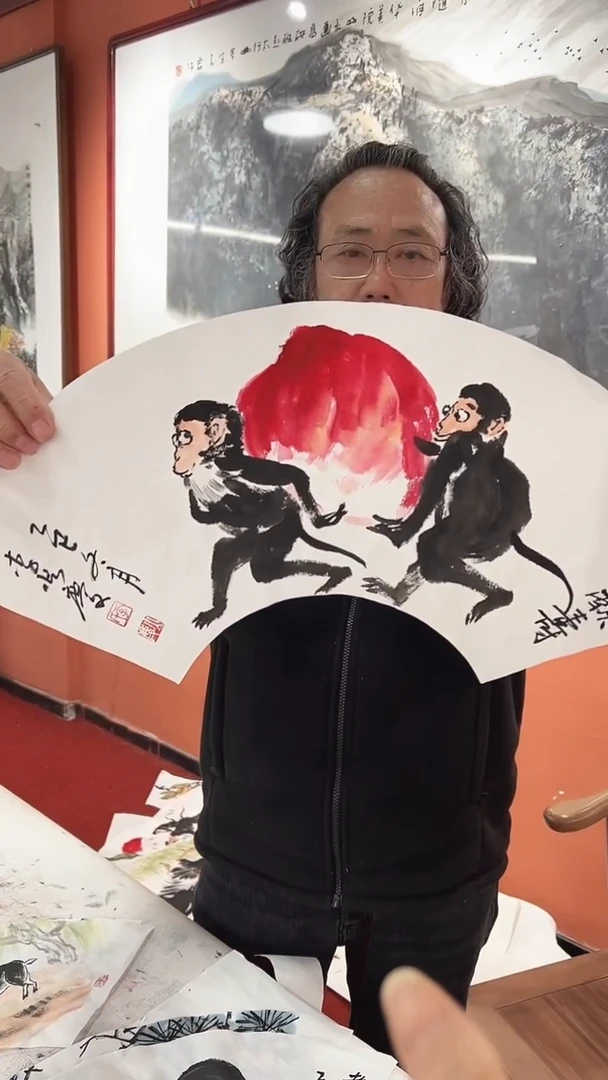 国画李火庆/国画/花鸟