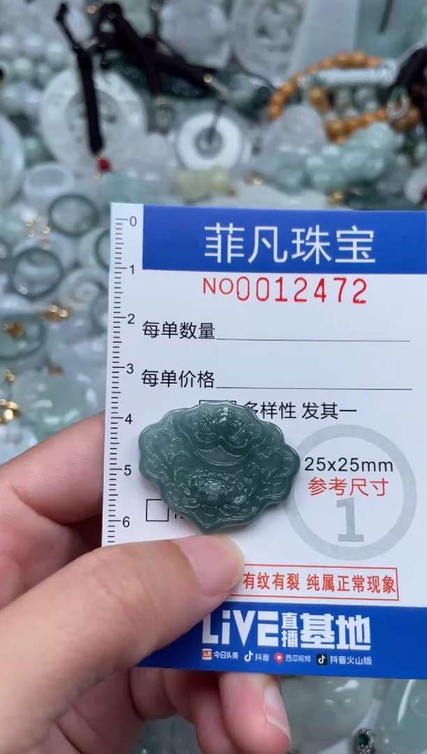 颈饰未镶嵌翡翠12472