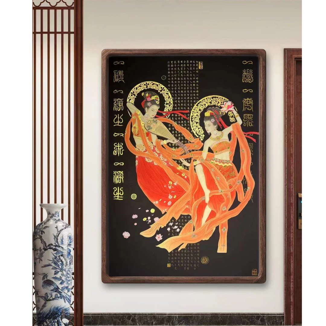 高老师原创双人飞天神女