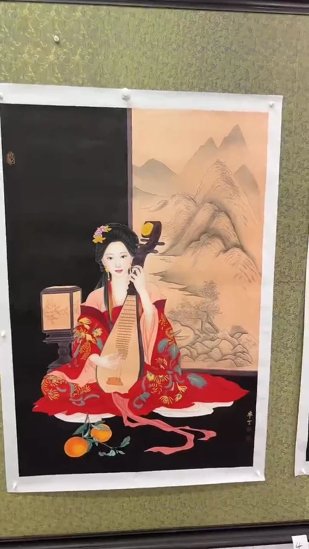 国画赵半丁-国画人物8平尺A0304