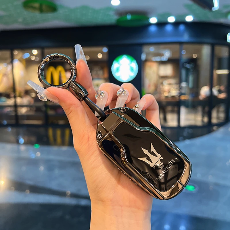 适用玛莎拉蒂钥匙套莱万特车吉博力 levante 总裁gt高档保护壳扣