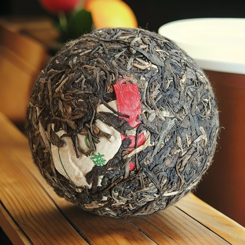 【建梅茶厂】2008年紫砂缸窖藏班章500g生茶