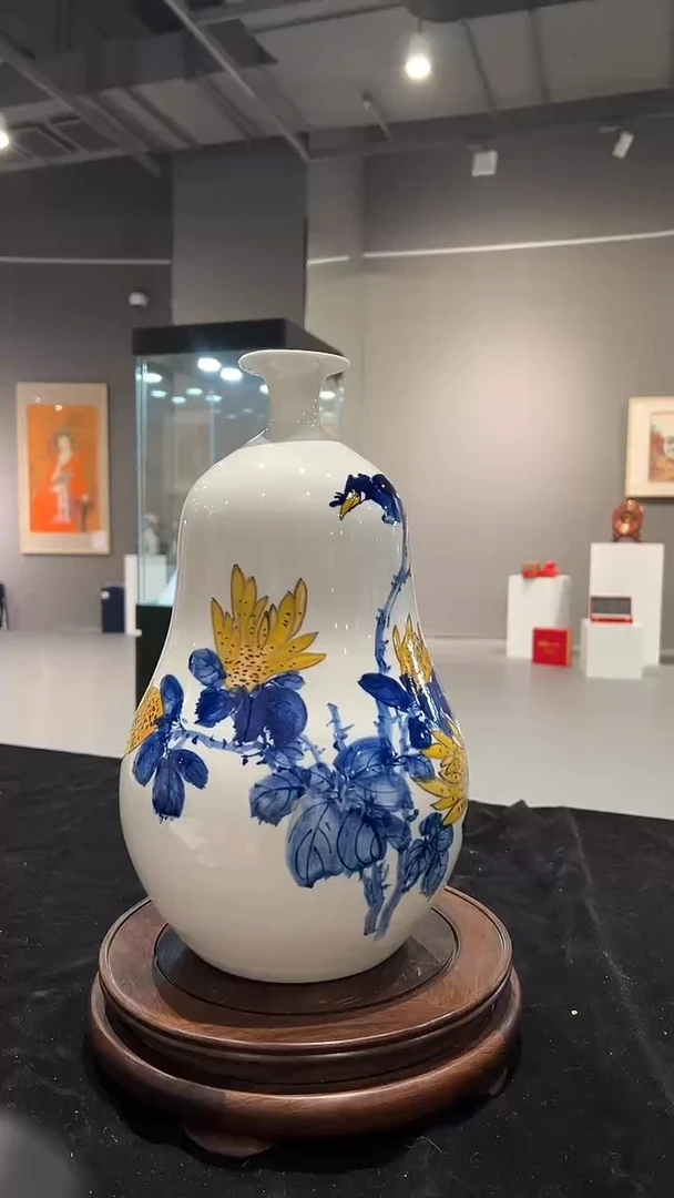 其他瓷崔景哲-瓷器-C小-福寿双全