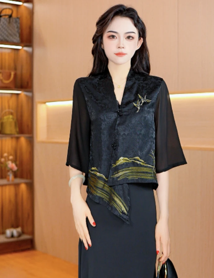 10020-3【比翼双飞】时尚休闲上衣