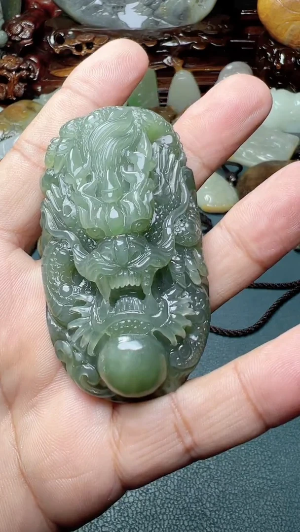 未镶嵌和田玉把件-=