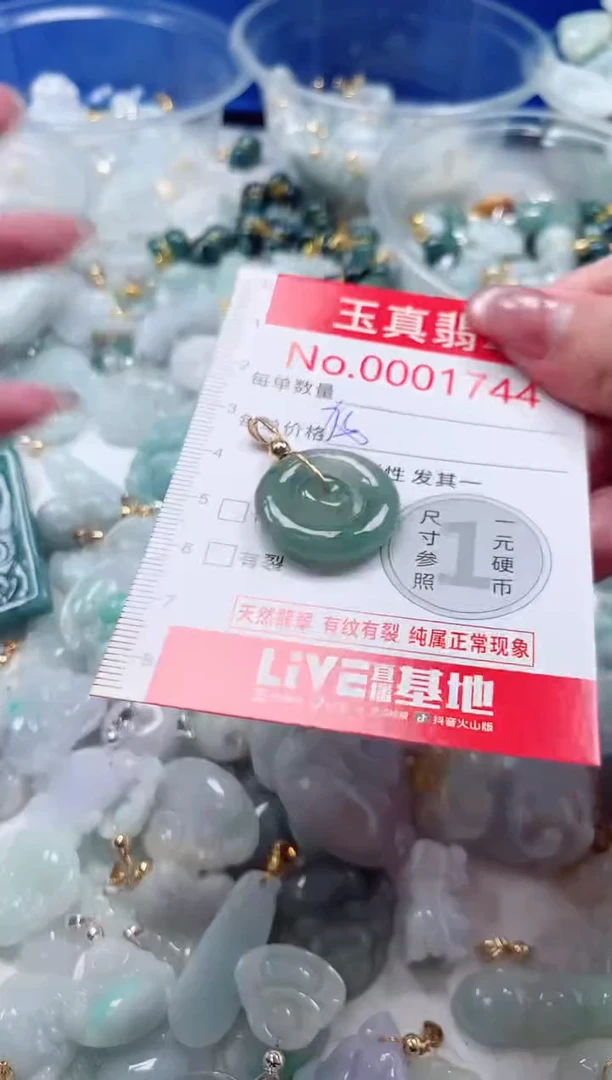 吊坠(不含链)未镶嵌翡翠1744