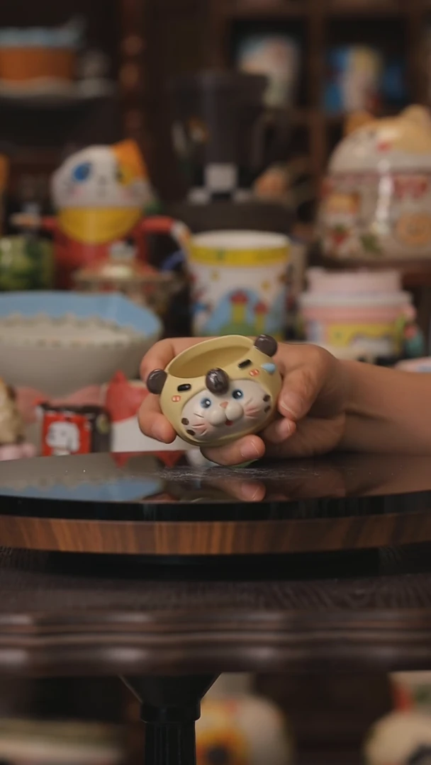 摆件景德镇釉下彩绘设计师款式陶瓷