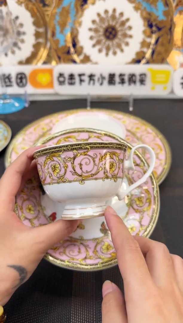 瓷片200毫升杯碟 微瑕 1套