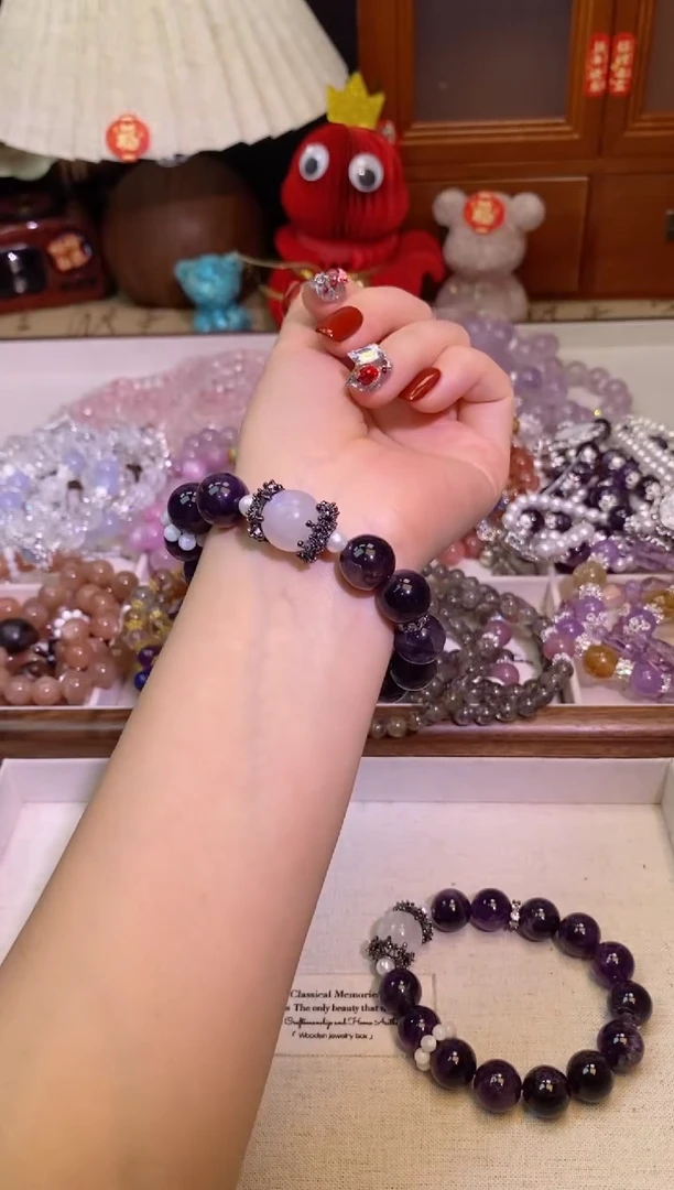 【闪购商品】紫晶手链未镶嵌118手串